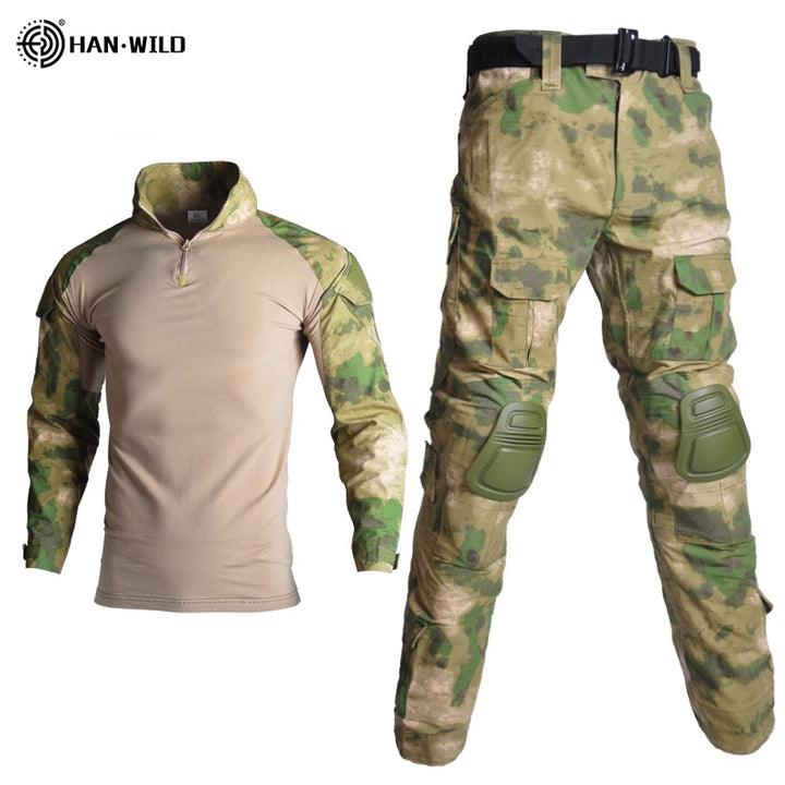 Camouflage Uniform for Hiking and Camping - Perfect outdoor gear for adventurers.