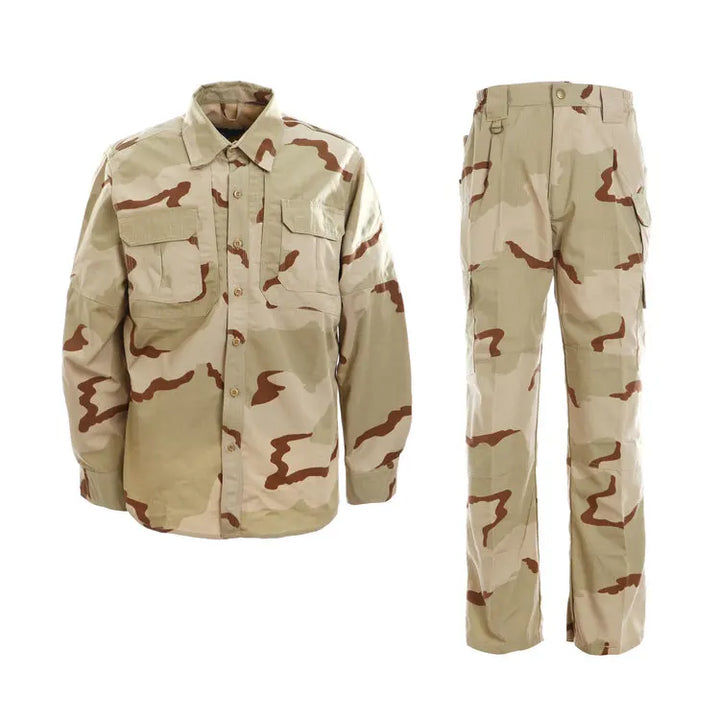 Custom Men's Combat Tactical ACU Uniform Set - Durable and versatile outdoor camo uniform for fishing, hiking, and tactical activities"